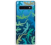 Funda compatible con Samsung Galaxy S10 - Lagartijas Colores