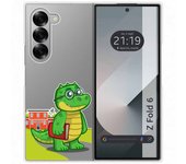 Tumundosmartphone Funda Carcasa Dura Transparente para Samsung Galaxy Z Fold 6 5G diseño Coco Dibujos