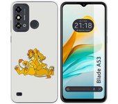 Funda Silicona para ZTE Blade A53 diseño Leones Dibujos