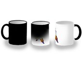 MERCHANDMANIA TAZA MÁGICA goku kame hame ha honda vital super guerrero magic mug