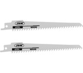 JBM 14994 SET DE 2 HOJAS DE SIERRA DE SABLE 150MM 6TPI PARA MADERA PARA REF. 60019