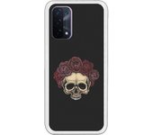 Funda compatible con Oppo A54 5G / A74 5G - tatoo calavera mexicana dotwork
