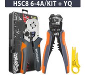 Ferrule Crimping Tool Kit, AWG 23-7 Self-Adjusting Crimping Pliers+Stripper | WOZOBUY Brand Electric Tools Set