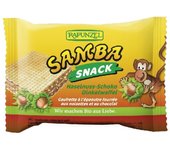PACK 4 UDS. - Barquillos Chocolate Avellanas Samba 25g Rapunzel