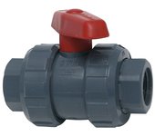 Aqua Control Válvula Esfera Pvc 3/4 Pulgadas para Sistemas de Riego y Mangueras de Jardín - Resistente Al Agua