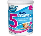 Cloro 5 Acciones Tabletas 1kg Tamar - Tabletas Multifuncion