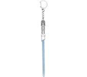 Movie Jewelry Lightsaber Keychain Cosplay Toys War Metal Keychain Light Saber Key Ring Kids Gift