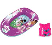 Set de Barca Princesa Nella y Chaleco Hinchable Ryder Rosa Infantil para niños y niñas (4363) + REGALO PELOTA