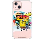Funda original compatible con Iphone 14con diseño de Bob Esponja Hip Hop