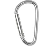 5/10/50/100pcs Carabiner Keychain Alluminum D-ring Buckle Spring Carabiner Snap Hook Clip Keychains Outdoor Camping Daily Tool