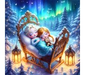 Disney 2024 New Diamond Painting Beauty And The Beast Cartoon Baby Princess Mosaic Rapunzel Mosaic Mermaid Alice Home Decor