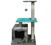 GREATOOL Árbol rascador árbol para Escalar árbol rascador para Gatos Modelo 3 Medida 46x30x83cm