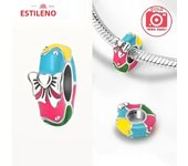 Real S925 Silver Stopper Clip Charm Star Bow Charms Beads for Original Pandora Bracelets Fine Jewelry Gifts for Women Diy