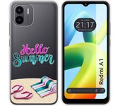 Funda Silicona Transparente para Xiaomi Redmi A1 diseño Summer Dibujos