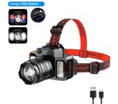 LED Sensor Headlamp Camping Search Light Head Flashlight Rechargeable Powerful Head Lamp Front Lanterns Headlights 5 Styles