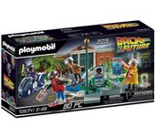Playmobil regreso al futuro persecucion en monopatin