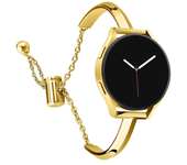 20mm Slim Jewelry Strap for Samsung Galaxy Watch 4 5 6 40mm 44mm 6 Classic Active 2 Women Metal Chain Band for Huawei GT3/2 42mm