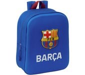 Mochila Guarderia 3D Bolsillo Red F.C.Barcelona 22X10X27Cm