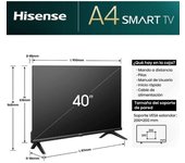 Televisor Inteligente Hisense 40A4N Full HD 1920X1080