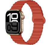 Magnetic Strap For Apple Watch Band 40mm 45mm 46mm 44 mm 41mm 49mm 42 38 Silicone Bracelet iWatch series 8 SE 6 7 8 9 10 Ultra 2