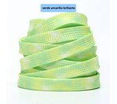 New Flats Sneakers Laces Fashion AF1/AJ Sports Shoelace 100/120/140/160/180CM 0.8CM Width Tie-dye Shoelaces Shoes Accessories