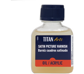 TITAN ARTS BARNIZ CUADROS SATINADO OLEO Y ACRILICO TITAN 100 ML