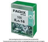 FADIX Caja m 100 Unid. Arandela Plana Acero Zincado 8,4x16mm FADIX - 18234 Arandela plana Recambios y Accesorios Tornillos Arandelas
