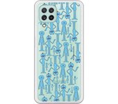 Funda original compatible con Samsung Galaxy A22 4G - Rick y Morty Mr. Meeseeks look at me