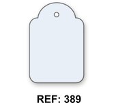 APLI Etiquetas Colgantes con Hilo 18 X 29 Mm Blancas - Pack de 1000 Unidades