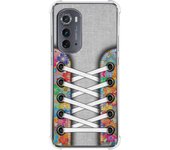 Funda Silicona Antigolpes para Motorola Moto Edge 30 5G diseño Zapatillas 04 Dibujos