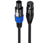 SpeakOn to XLR Cable Audio Speak-On Male to 3 Pole XLR Male / Female Extension DJ PA Gig Stage Microphone Mic 3 Pin Connection