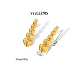 Encanto Delicados Mini pendientes de aro de circonita CZ para mujer, chapados en oro, estrella, corazón, cartílago de cristal, pendiente Huggie, joyería llamativa femenina