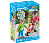 Abuelos y bebé Playmobil Life. (71613)