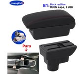 For Opel Corsa D Armrest box For Opel Corsa Car Armrest Storage box Dedicated Retrofit parts Interior Car Accessories