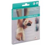 Farmalastic Corrector Doble Juanetes Y Plantar Gel De Silicona Pie Izquierdo Talla Grande, 1 Ud