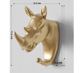 Wall Mounted Hooks Animal Head Rack Coat Caps Wall Hanger Horse Giraffe Elk Elephant Hooks Decorative Decor Bathroom Accessories