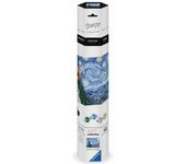 RAVENSBURGER PINTAR POR NUMEROS LIENZO CREART VAN GOGH  NOCHE ESTRELLADA CREART ADULTOS 19x27x3 Cms.