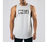 Summer Breathable Wide Shoulder Casual T-shirts Men's Sports Running Fitness Crew Neck Tank Tops
