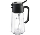 Pulverizador y dispensador de Aceite de Oliva 2 en 1 Botella de spray de Aceite de Cocina 500ml con vertedor