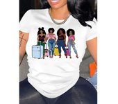 Women Fashion Summer T-shirts Casual Crew Neck Short Sleeve T-shirt Women's Clothing