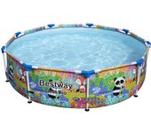 VidaXL Piscina desmontable Bestway Steel Pro Max 3221L FrameLink System multicolor Ø274x66 cm