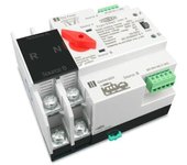 Carril DIN 2P Ats Doble Poder interruptor de transferencia automática eléctrica 100A