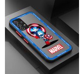 Matte Case For Samsung A52 A53 A12 A13 A14 A21s A22 A24 4G A32 A54 A53 A72 A73 5G Phone Cover Marvel Venom Spiderman Iron Man