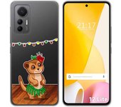 Funda Silicona Transparente para Xiaomi 12 Lite 5G diseño Suricata Dibujos