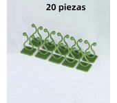 10pcs/20pcs- Plant And Green Plant Fixer,  Green Basket Vine Climbing, Wall Hanging Style Household Universal Hook