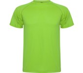 Camiseta técnica de manga corta ROLY MONTECARLO para deporte - 100% poliéster piqué, 150 g/m²