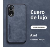 Luxury Leather Phone Case for OPPO A98 A97 A96 A95 A94 A91 A78 A74 A58 A57 A53 A33 5G 4G Cover with Metal Plate Support Car Hold