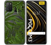 Tumundosmartphone Funda Gel Transparente para Xiaomi POCO M3 / Redmi 9T diseño Jungla Dibujos