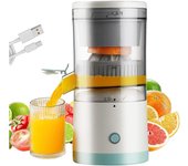Exprimidor Portátil Eléctrico para Naranjas - 300ml, Recargable USB, Fácil de Limpiar, Compacto y Ligero, Ideal para Viajes y Hogar