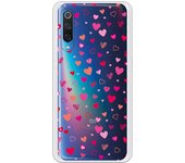 Funda original compatible con Xiaomi Mi 9 - Corazoncitos de colores
